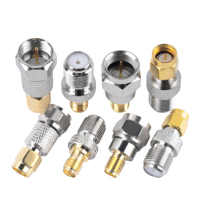 F to SMA Antenna Signal Amplifier Adapter Male Female RF Coaxial Connector