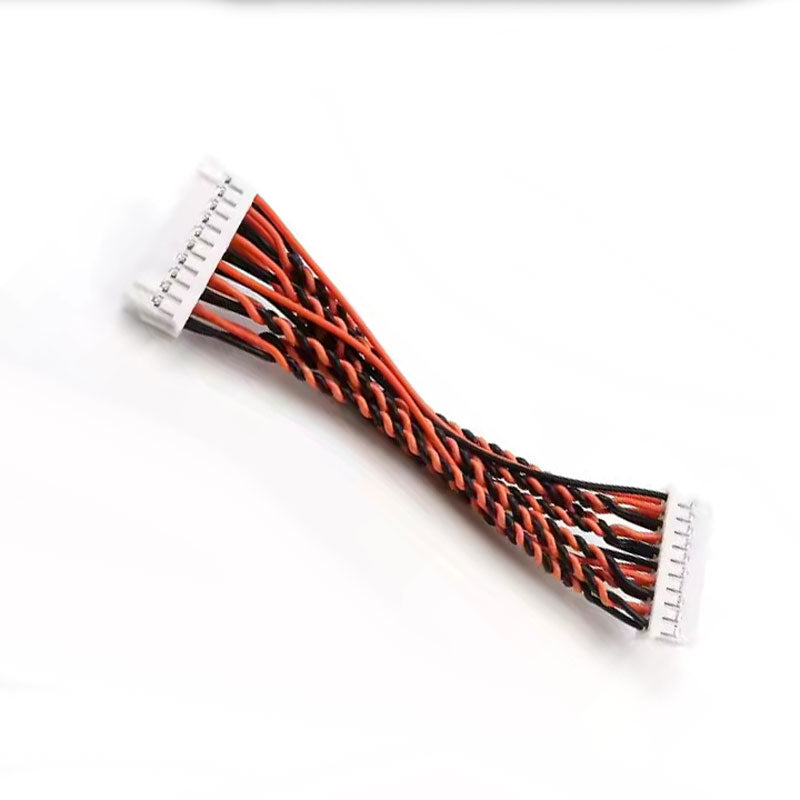 Factory custom 2-8 pin dual-row connector stranded wire harness