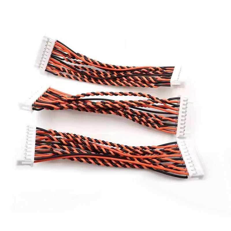 Factory custom 2-8 pin dual-row connector stranded wire harness