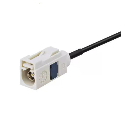 Car Radio Antenna Extension Cable Fakra B White Female Jack to Jack Pigtail Cable RG174