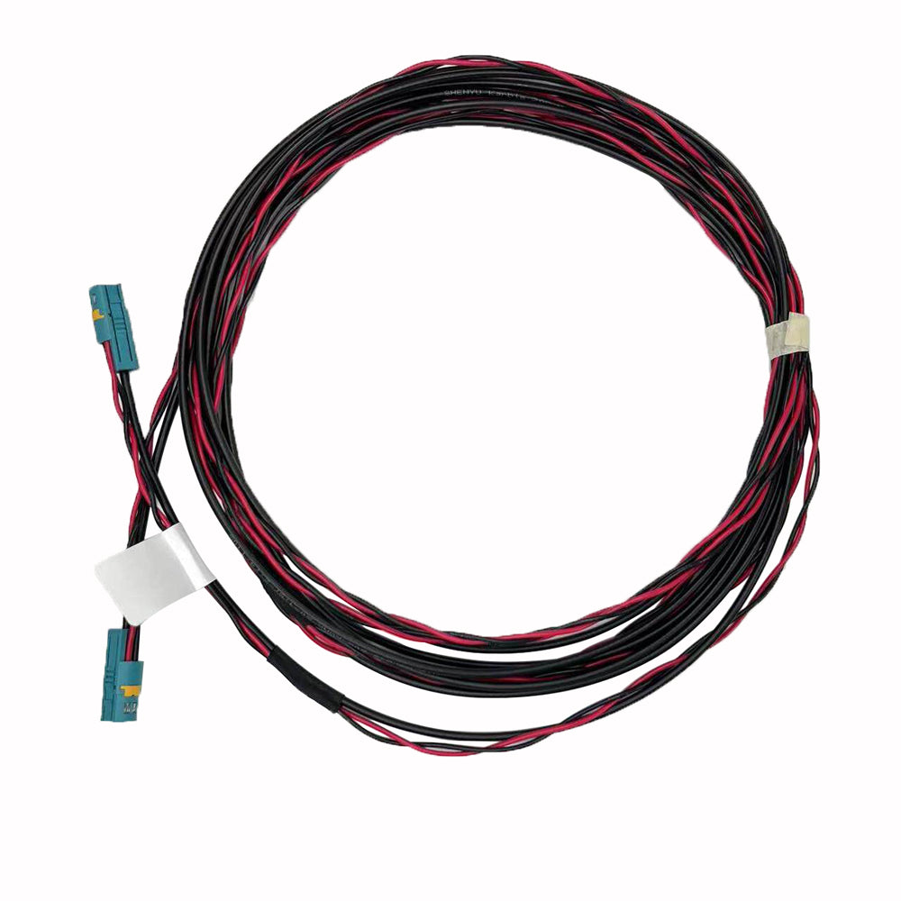 Fakra+2 Jack to Fakra+2 Jack Adapter Wire Power Connector Cable Z key Code