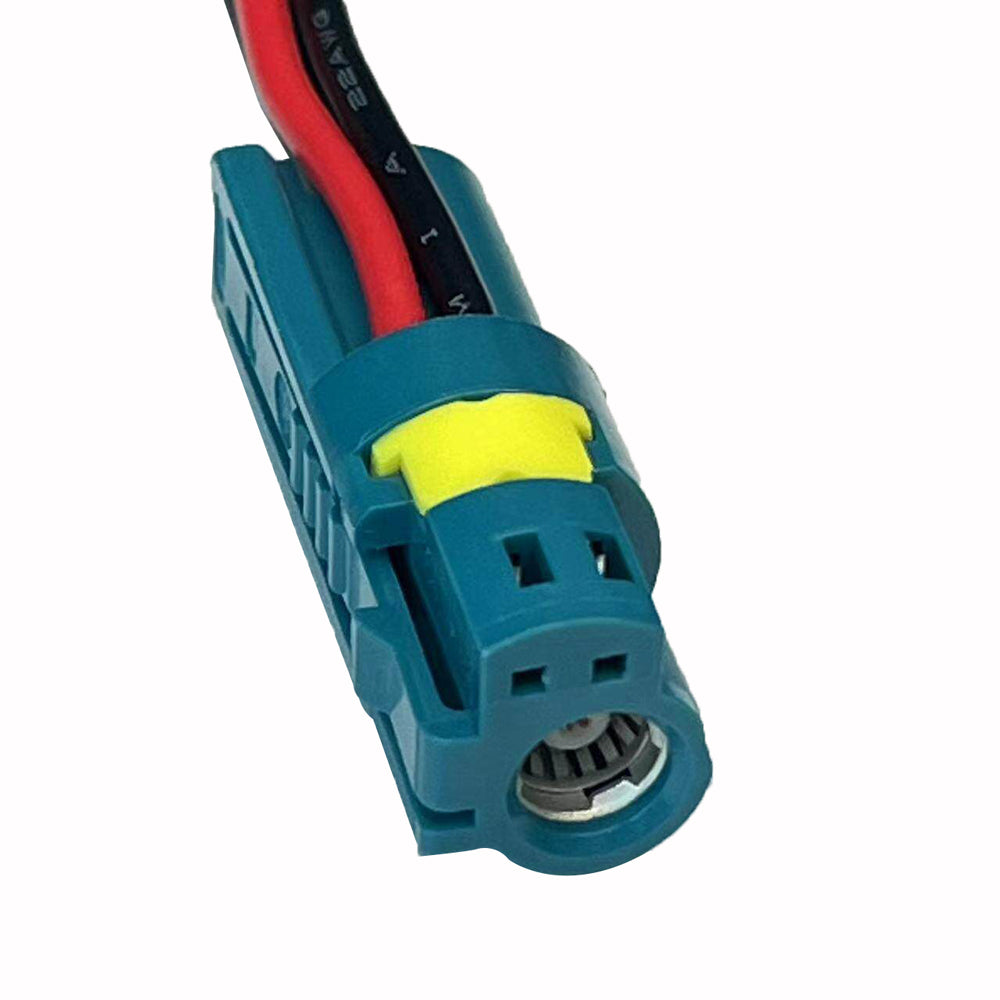 Fakra+2 Jack to Fakra+2 Jack Adapter Wire Power Connector Cable Z key Code