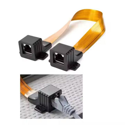 Flexible flat network cable FPC RJ45 ultra-thin Cat5 ribbon Ethernet cable