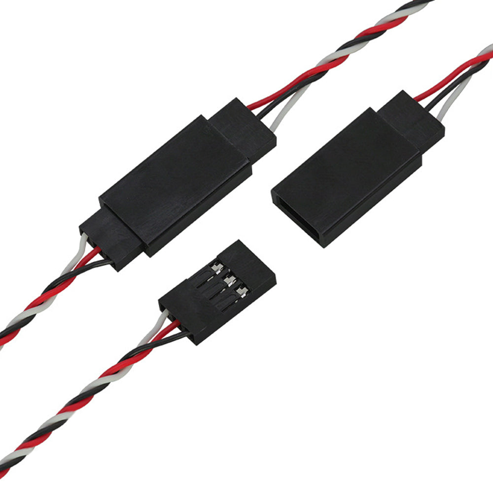 GH1.25 to Dupont 2.54mm 3P Silicone Twisted Cable for Drone LED Servo