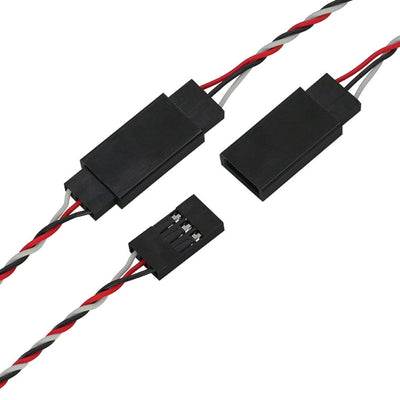 GH1.25 to Dupont 2.54mm 3P Silicone Twisted Cable for Drone LED Servo