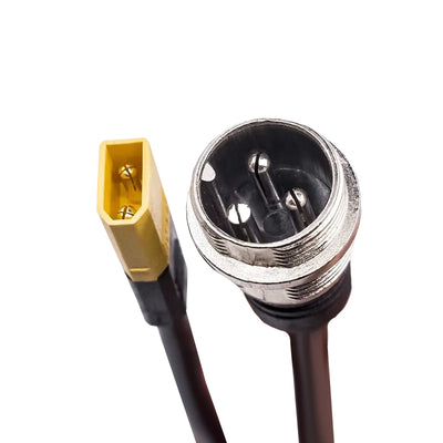 Кабель питания и зарядки GX16 M16 с 3-контактным штекером (папа) и разъемом XT30 (папа). 