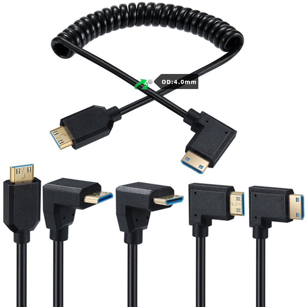 HDMI cable harness OD3.2mm ultra-thin soft coaxial cable camera HD tra ...