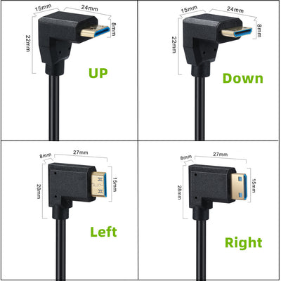 HDMI cable harness OD3.2mm ultra-thin soft coaxial cable camera HD transmission cable harness