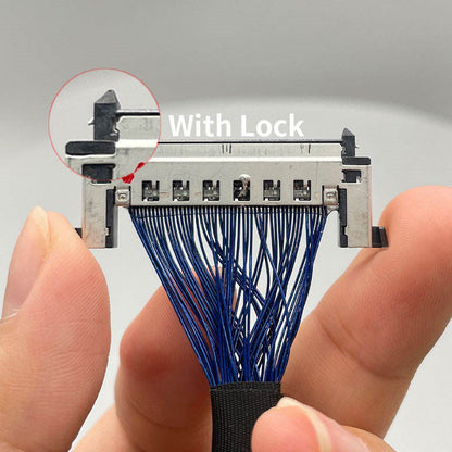HRS DF19 series ultra-fine coaxial LVDS wiring harness