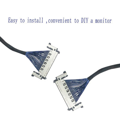 HRS DF19 series ultra-fine coaxial LVDS wiring harness