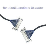 HRS DF19 series ultra-fine coaxial LVDS wiring harness