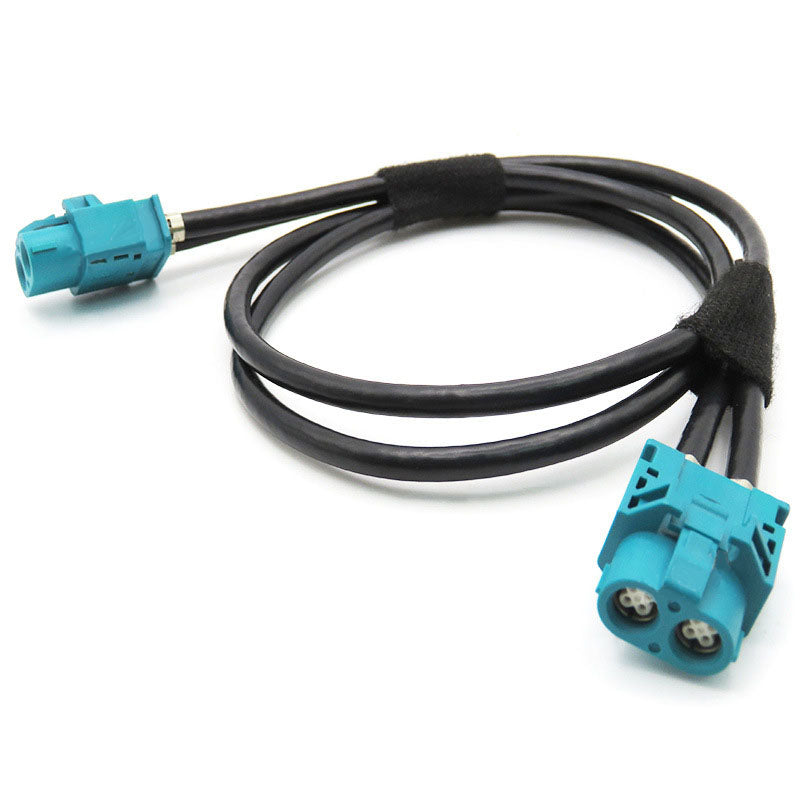 HSD connection cable male and female elbow adapter cable high definition automotive wiring harness