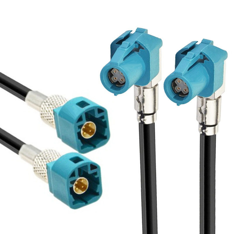 HSD connection cable male and female elbow adapter cable high definition automotive wiring harness