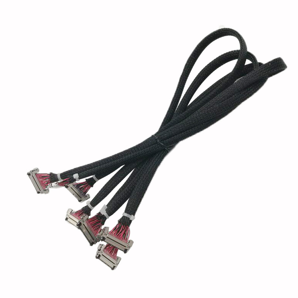 FX15S Series 41Pin LVDS Cable 0.5mm Pitch Twisted Pair Signal Harness
