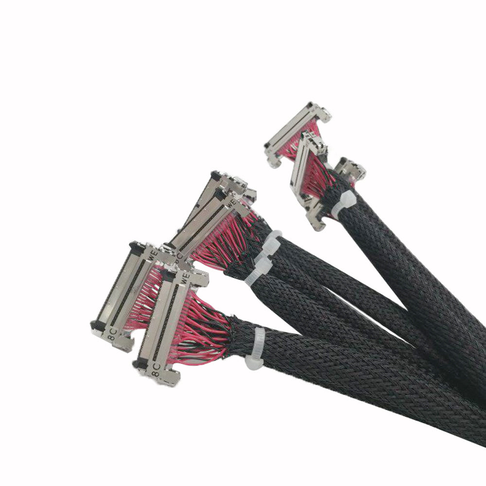 FX15S Series 41Pin LVDS Cable 0.5mm Pitch Twisted Pair Signal Harness