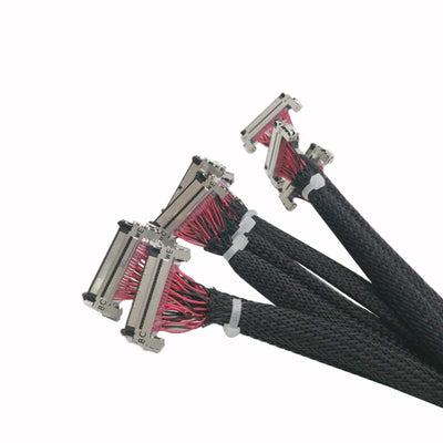 FX15S Series 41Pin LVDS Cable 0.5mm Pitch Twisted Pair Signal Harness