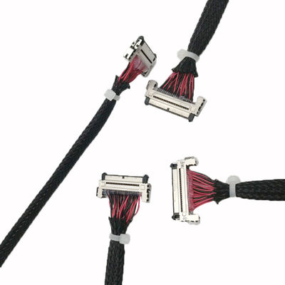 FX15S Series 41Pin LVDS Cable 0.5mm Pitch Twisted Pair Signal Harness