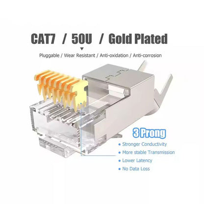 Cat5e Cat6 8-pin network 8p8c UTP Ethernet RJ45 connector
