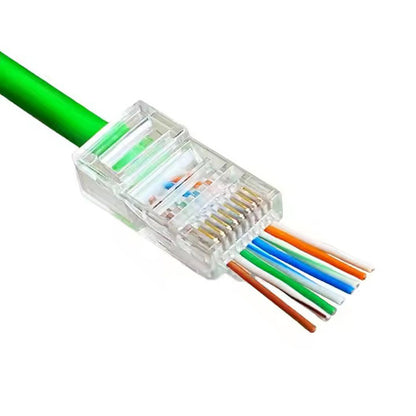 Cat5e Cat6 8-pin network 8p8c UTP Ethernet RJ45 connector