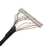 JAE FI-S6S connector 6 pin with high temperature wire Lvds cable backlight cable for LCD panel