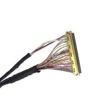 JAE FI-S6S connector 6 pin with high temperature wire Lvds cable backlight cable for LCD panel