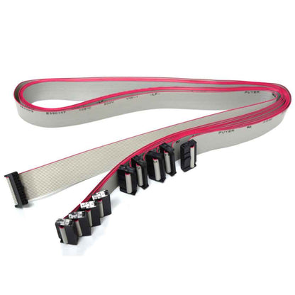 IDC 2.54-10P Red Edge Gray Cable 40P Motor Gray Cable Syringe Pump Connection Wire