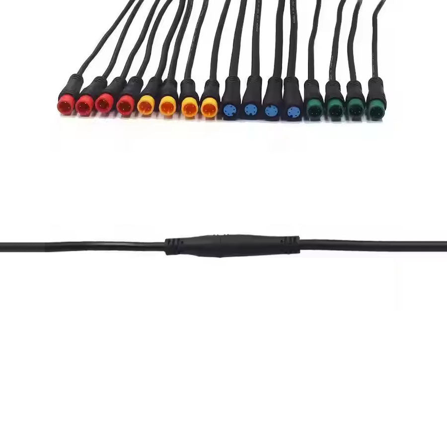 IP65 waterproof adapter cable 3-7 pin male and bus connector wiring harness