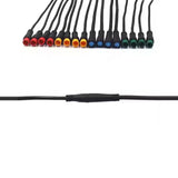 IP65 waterproof adapter cable 3-7 pin male and bus connector wiring harness