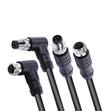 IP67 Waterproof Cable M5-M12 Connector Cable 4-12 Pin Female Molding Shield PVC Jacket Cables