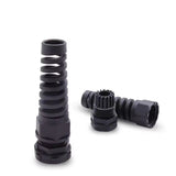 IP68 Waterproof Plastic Cable Joints Strain Relief PA66 Nylon Bend Proof Polyamide Cable Gland
