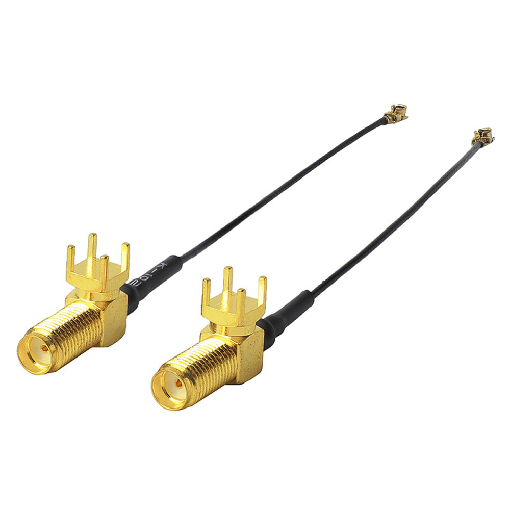 IPEX to SMA-KWE Antenna Elbow Adapter Cable RF Coaxial Female Connection Wire Harness