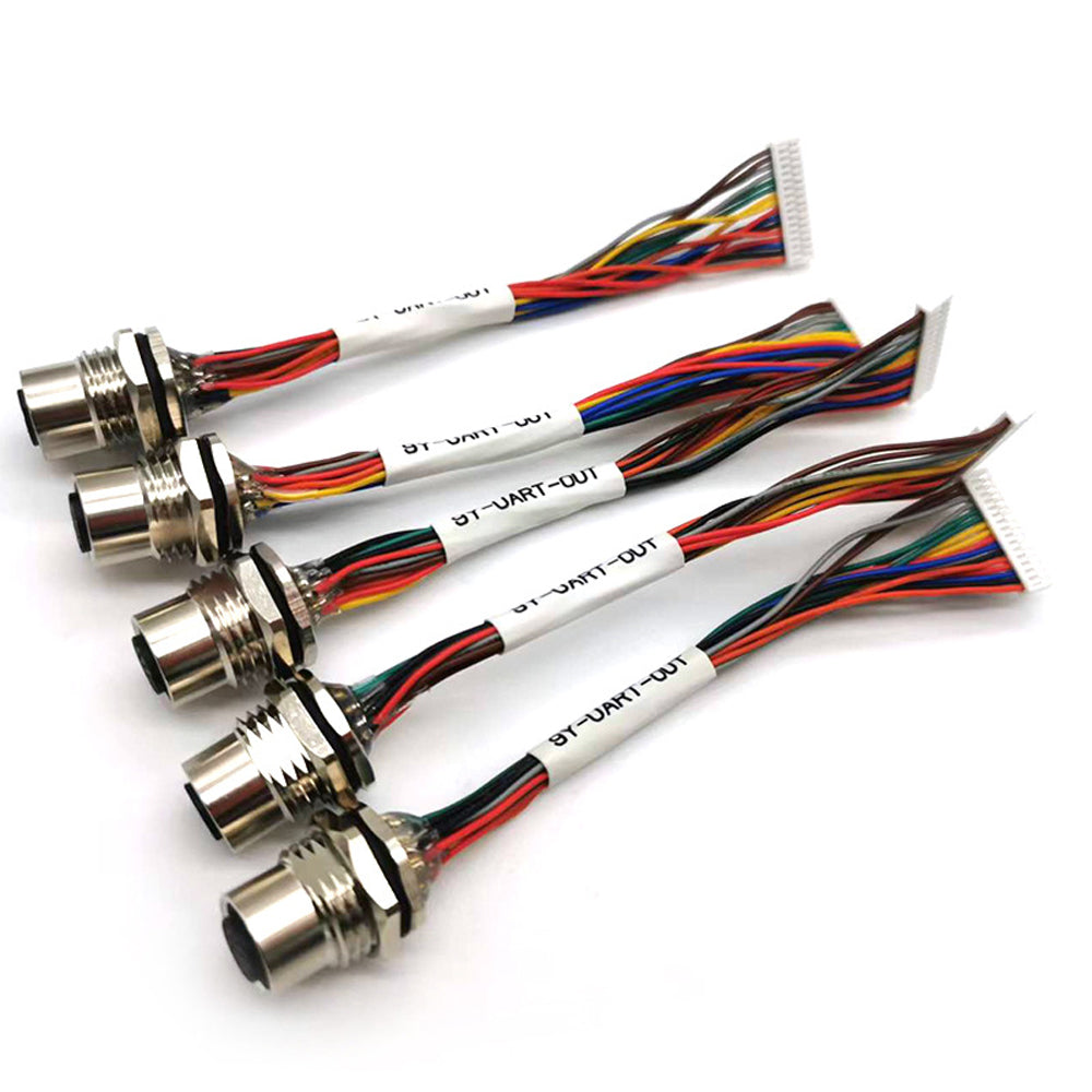 Intelligent Robot Wiring Harness Customized M12 Aviation Plug Electrical Appliance Motherboard Power Connector Cable Robot Control Cable