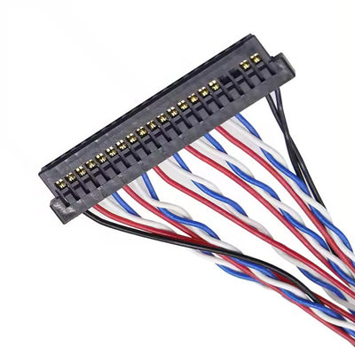 JAE FI-S20S Customized Electronic Harness Insulated LVDS Connector Cable Assembly