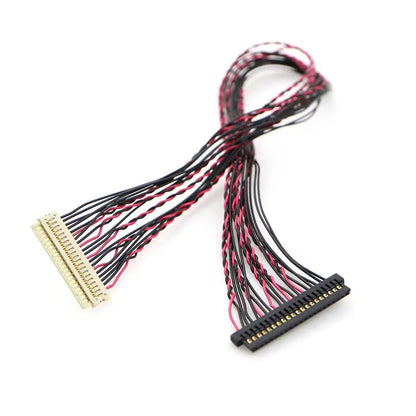 JAE FI 1.25mm to HRS 20pin LVDS Connector Headers Cable Assembly