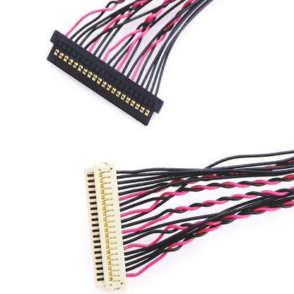 JAE FI 1.25mm to HRS 20pin LVDS Connector Headers Cable Assembly