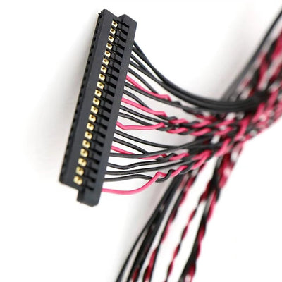 JAE FI 1.25mm - HRS 20ピン LVDS コネクタヘッダーケーブルアセンブリ