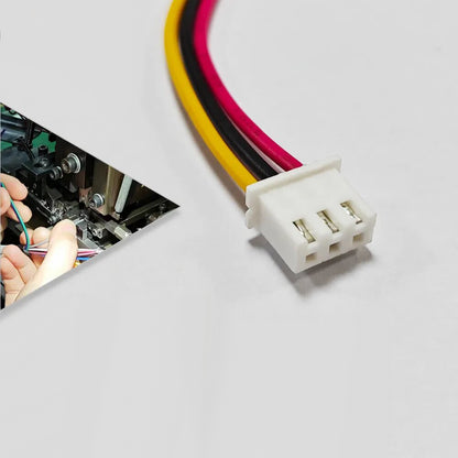 JST XH 2.54mm Connector Cable to 250 Crimp 6.3mm Terminal with Red Nylon Sheath