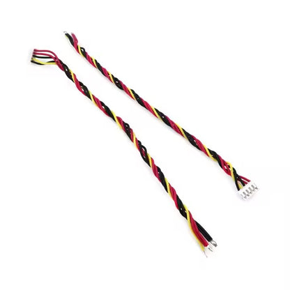 Удлинённый многоконтактный кабельный жгут с витыми контактами и разъемом JST XH 2,54 мм.