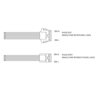 JST PALR-05VF Connector Cable PAL Series SPAL-001T-P0.5 2.0mm Terminal Wire