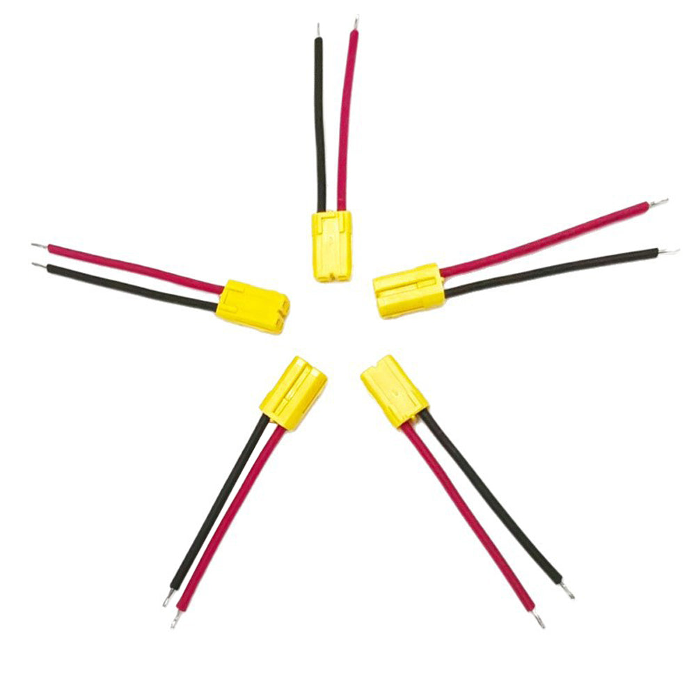 1.8mm Pitch 2Pin JST SFHR-02V-L Yellow Wire to Board Connector Cable