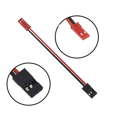 Силиконовый кабель JST-JR 20AWG для удлинителя рулевого механизма, внутренний клеммный жгут для дрона.