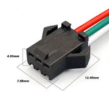 Jst SM 3-pin LED lamp male and female plug crimp terminal connector wiring harness