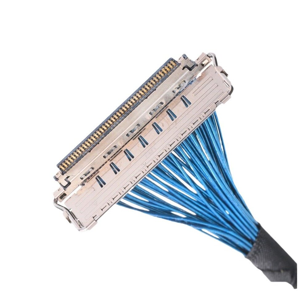 Extremely thin coaxial line for 40pin 0.4mm pitch security monitoring equipment