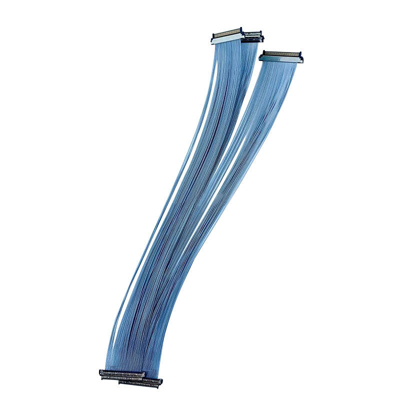 Extremely thin coaxial line for 40pin 0.4mm pitch security monitoring equipment