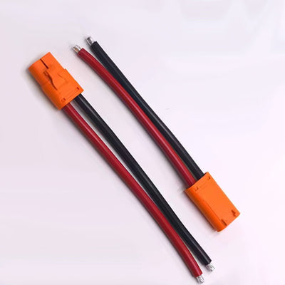 LCB50 connector with silicone cable battery connection cable