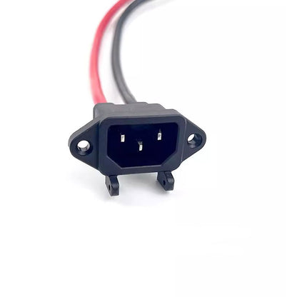 Lithium battery charging port T-shaped female high-power connection copper wire Assembly for Electric vehicle