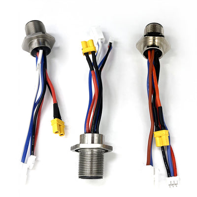 M12 to XT60 to XH2.54 Terminal Wire Flange Seat Aviation Plug Roud Connector Cable