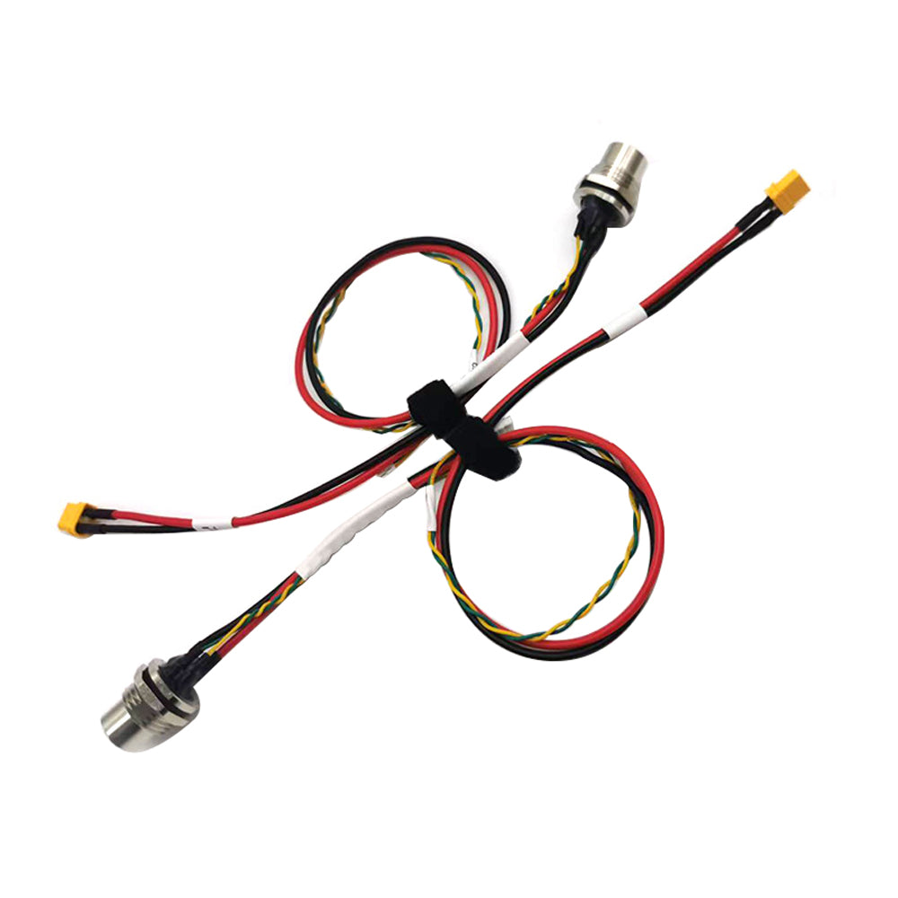 M12 to XT Connector Cable Robot Wiring Harness Male and Female Docking Model Aircraft Drone Battery Connection Cable