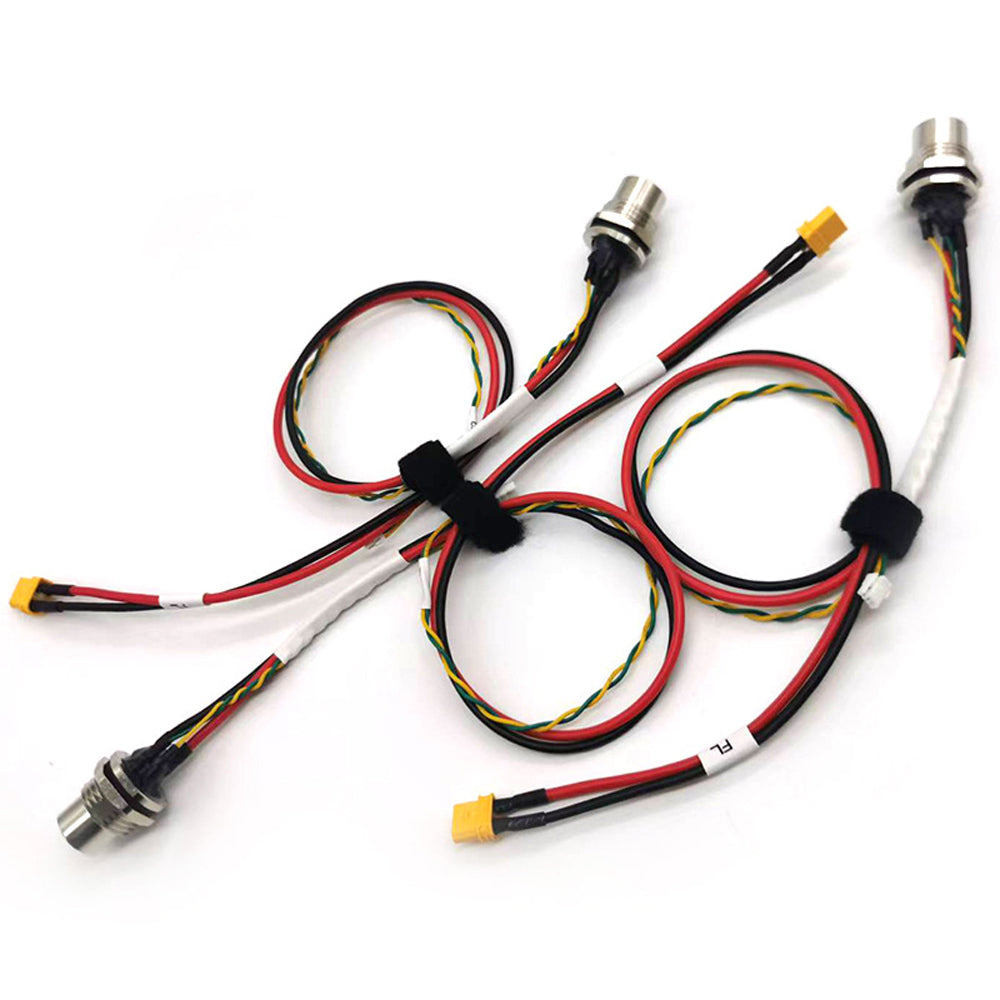 M12 to XT Connector Cable Robot Wiring Harness Male and Female Docking Model Aircraft Drone Battery Connection Cable