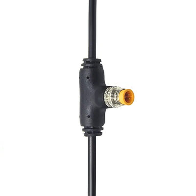 M8 T Type Waterproof Connector  2 3 4 5 6 7 8 Pin LED Light Strip Waterproof Connector Wire Harness